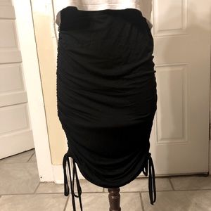 Malia Mills Rouched-sides skirt